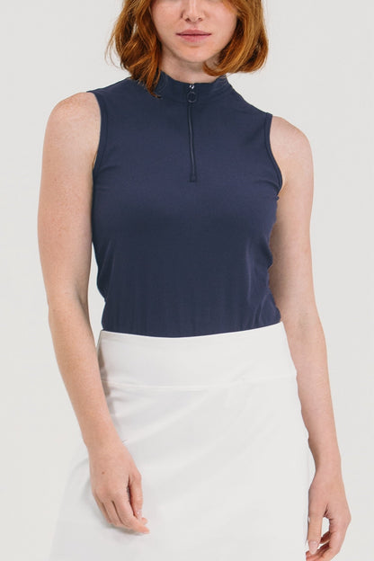 Rib SL Zip Polo