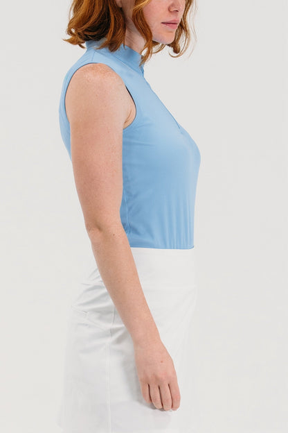 Rib SL Zip Polo