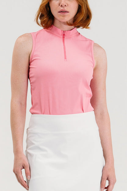 Rib SL Zip Polo