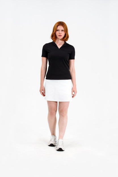 Rib SS Notch Collar Polo
