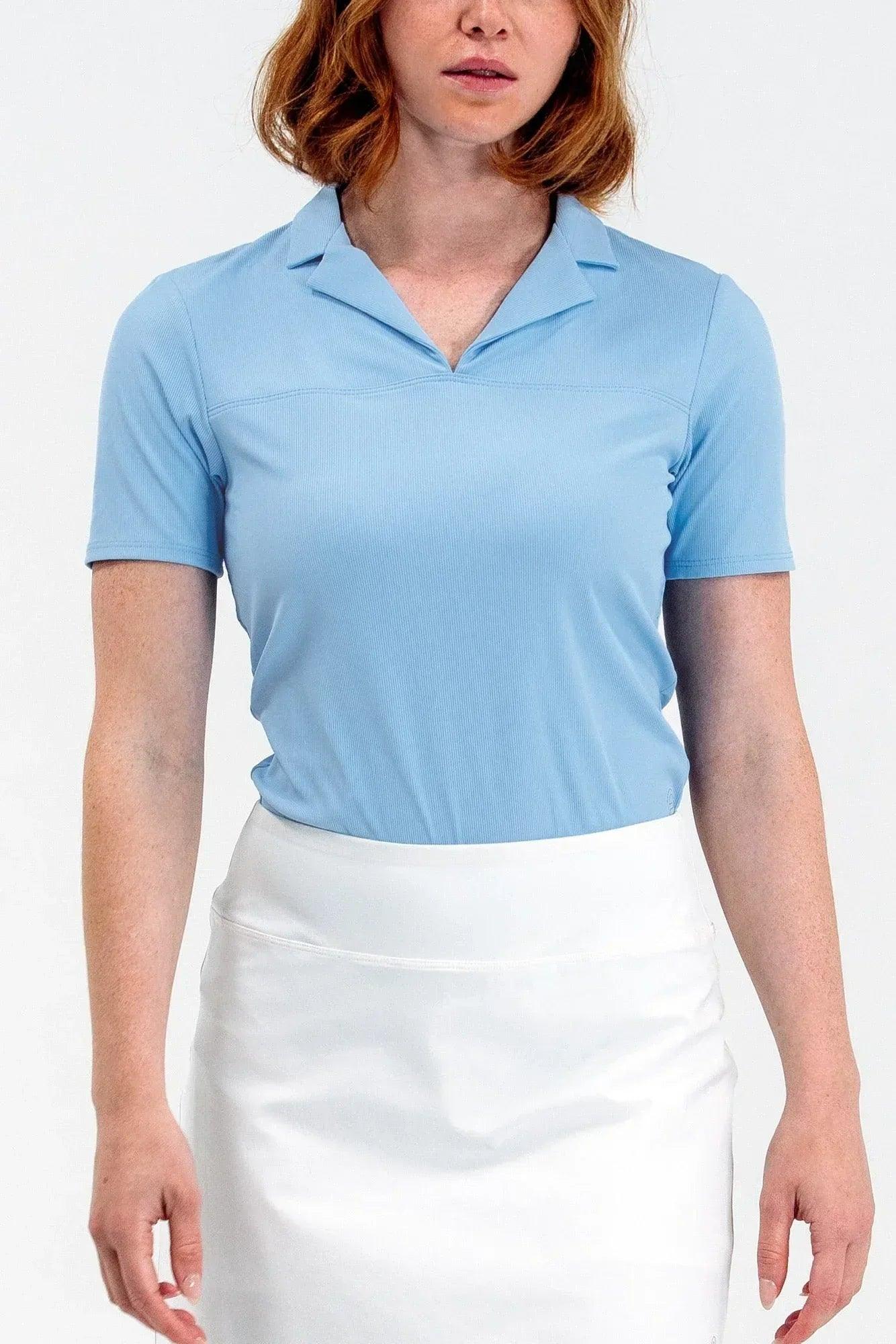 FG-0831-SSNOTCHCOLLARRIBPOLO-61 - GOLF LEAGUE
