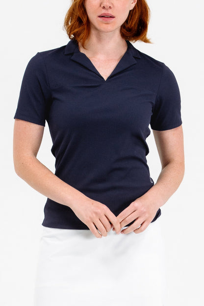 Rib SS Notch Collar Polo