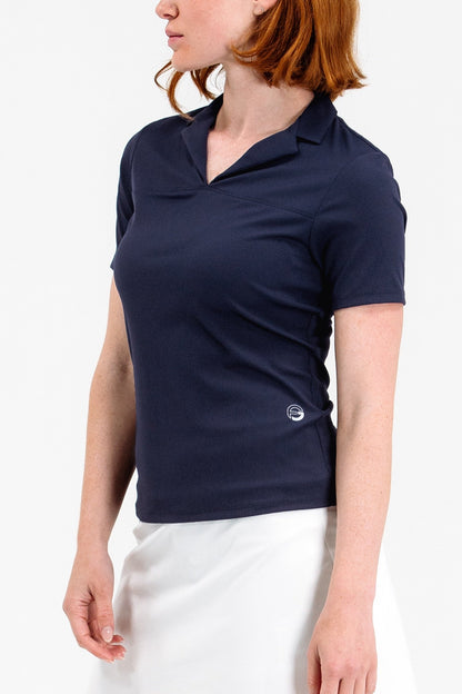 Rib SS Notch Collar Polo