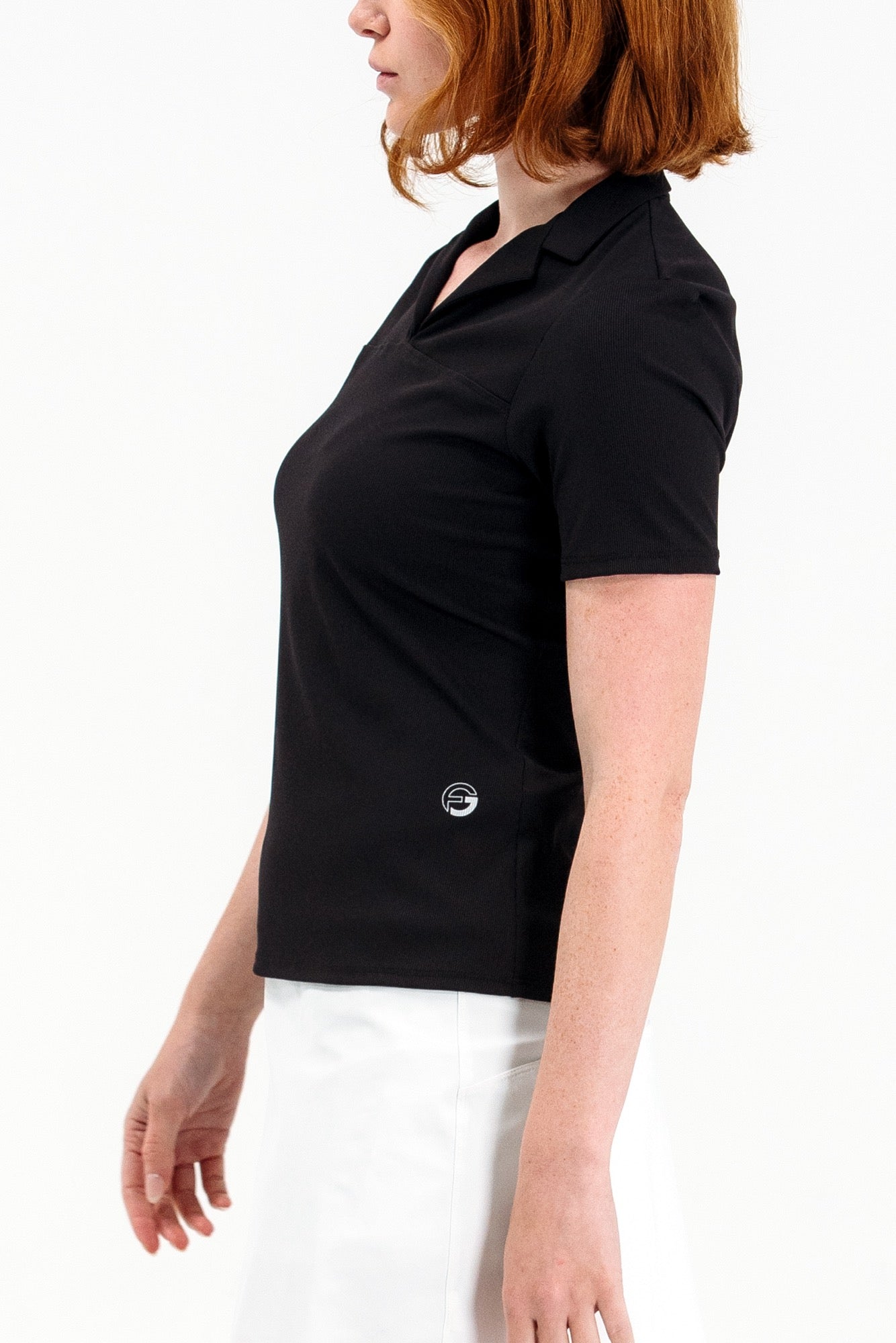 Rib SS Notch Collar Polo