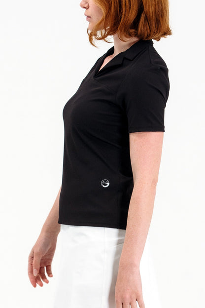 Rib SS Notch Collar Polo