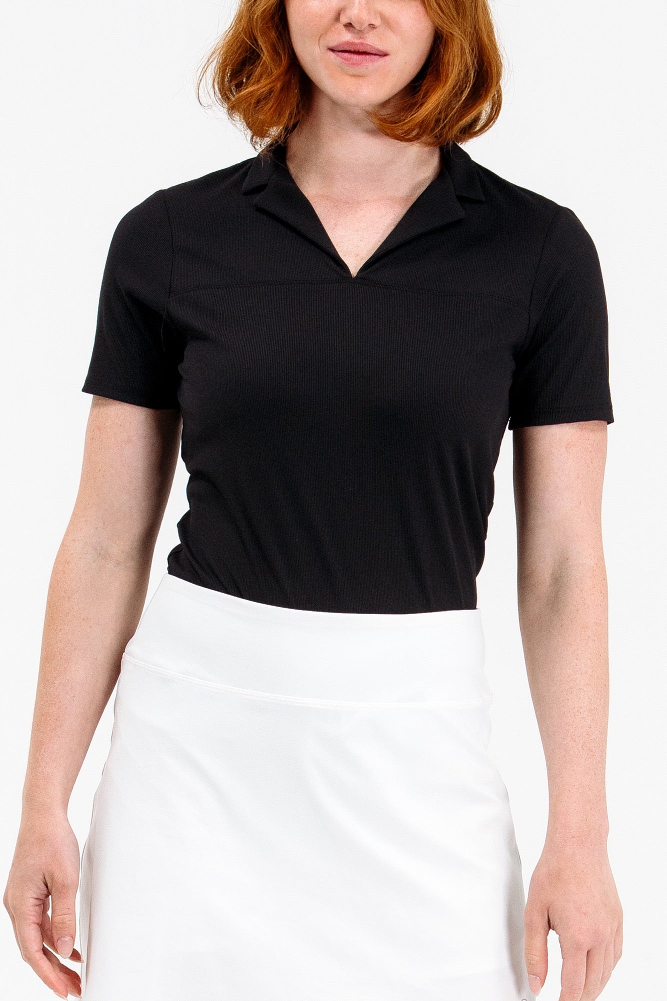 Rib SS Notch Collar Polo