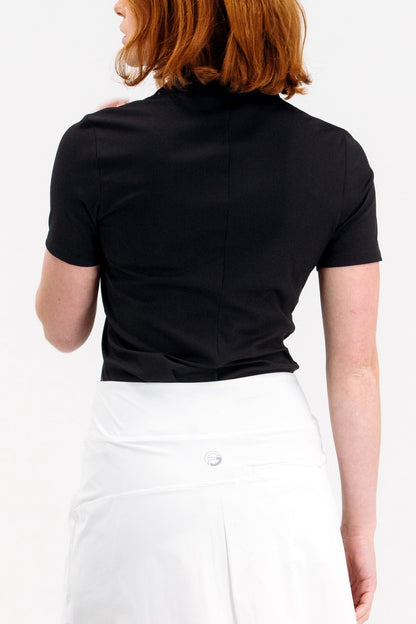 Rib SS Notch Collar Polo