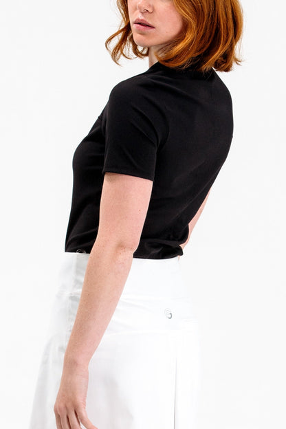 Rib SS Notch Collar Polo