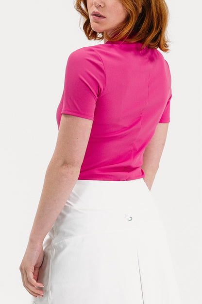 Rib SS Notch Collar Polo