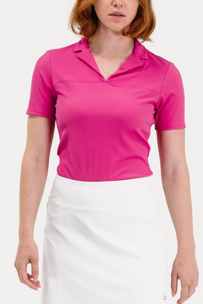 Rib SS Notch Collar Polo