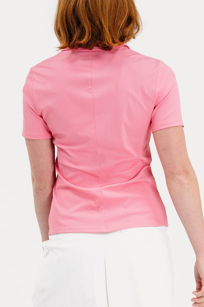 Rib SS Notch Collar Polo
