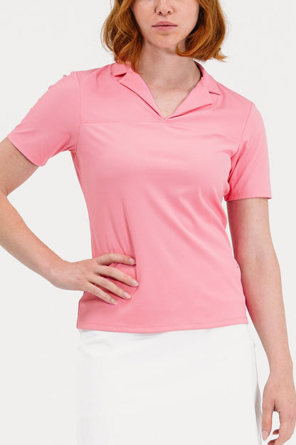 Rib SS Notch Collar Polo