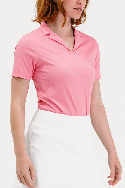 Rib SS Notch Collar Polo