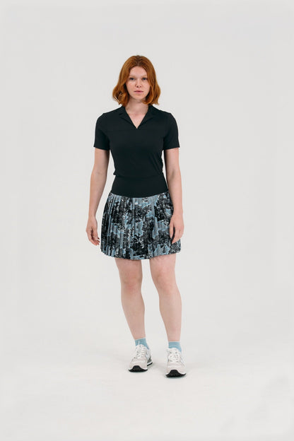 Rib SS Notch Collar Polo