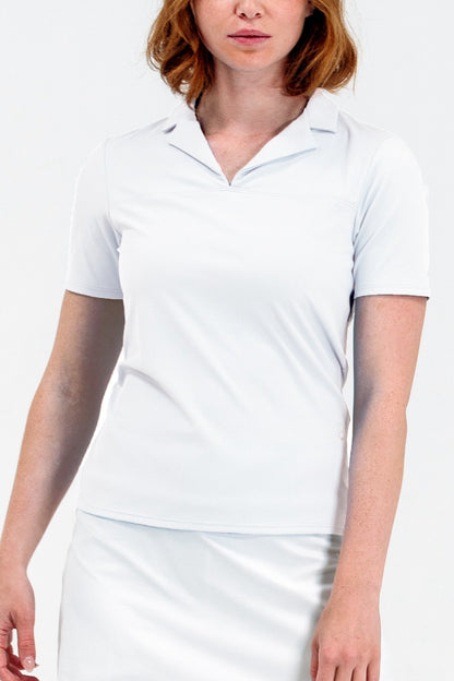 Rib SS Notch Collar Polo