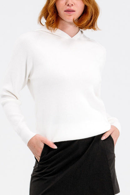Sweater Knit Hoodie