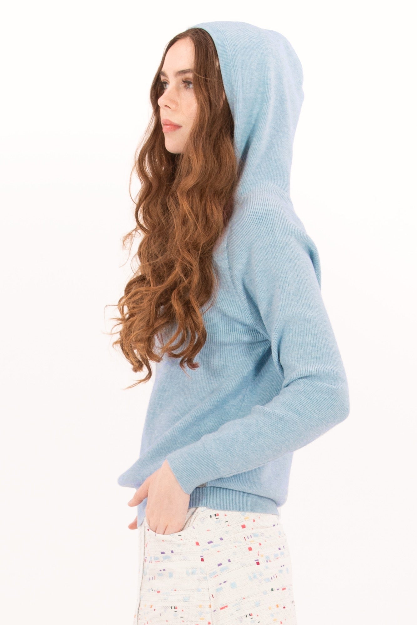 Sweater Knit Hoodie