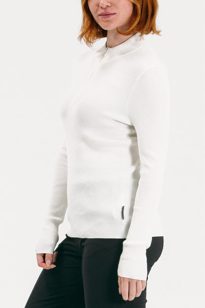 Knit Quarter Zip Solids