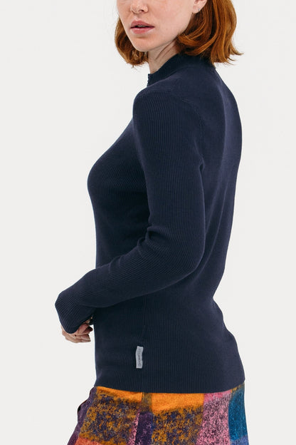 Knit Quarter Zip Solids