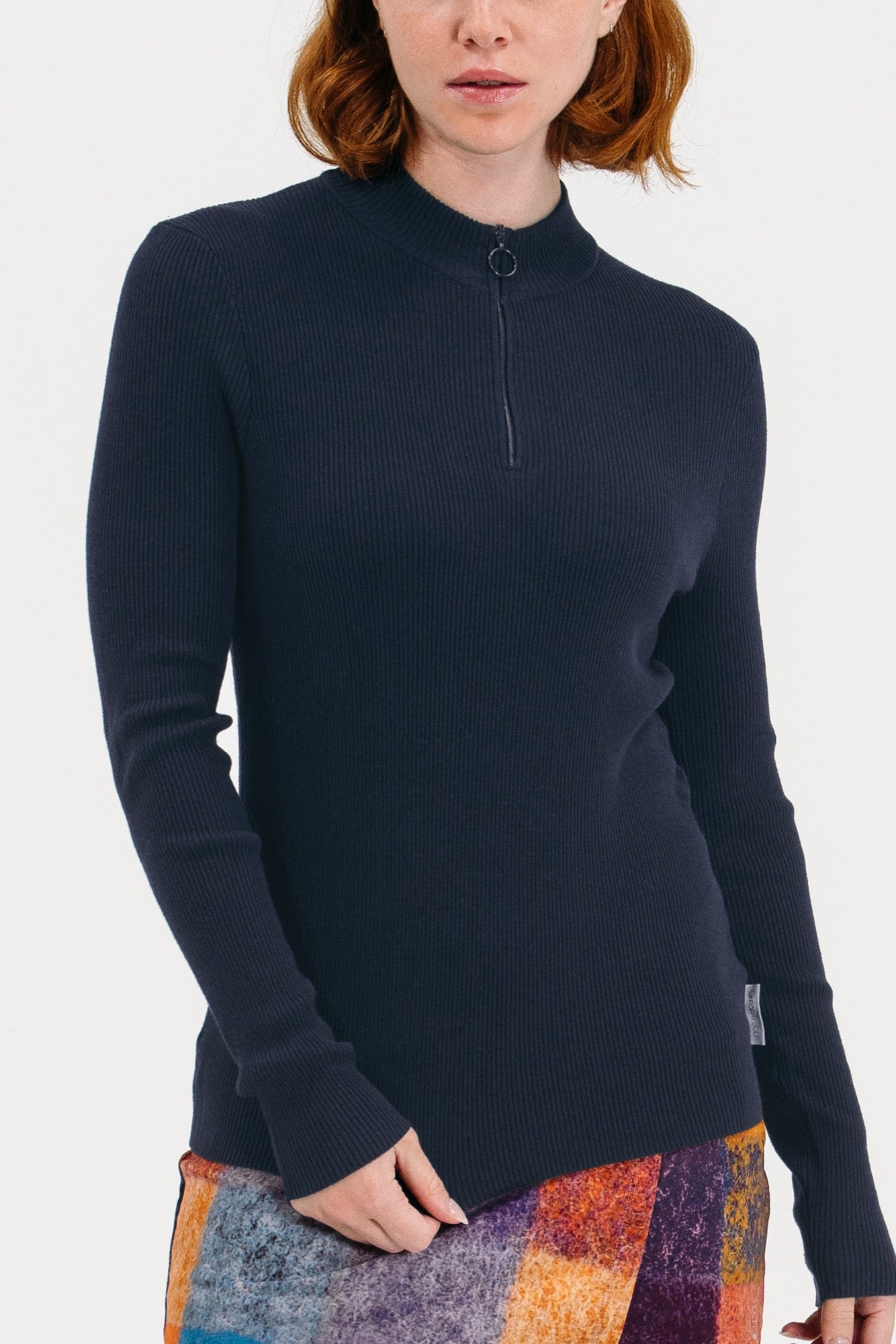 Knit Quarter Zip Solids