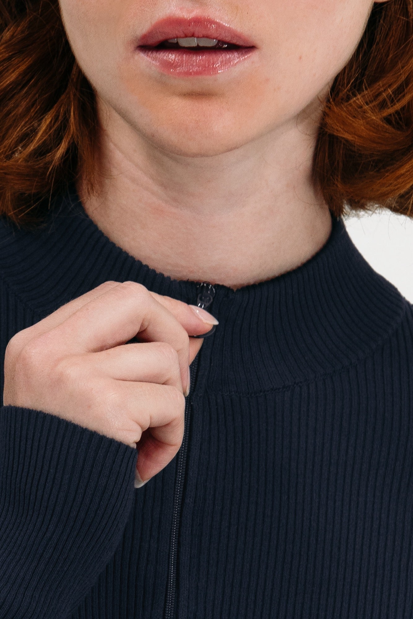 Knit Quarter Zip Solids
