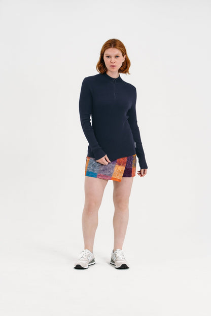 Knit Quarter Zip Solids