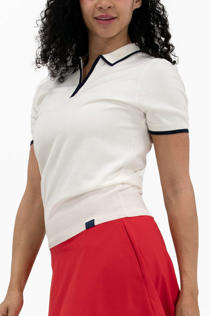 SS Zip Knit Polo