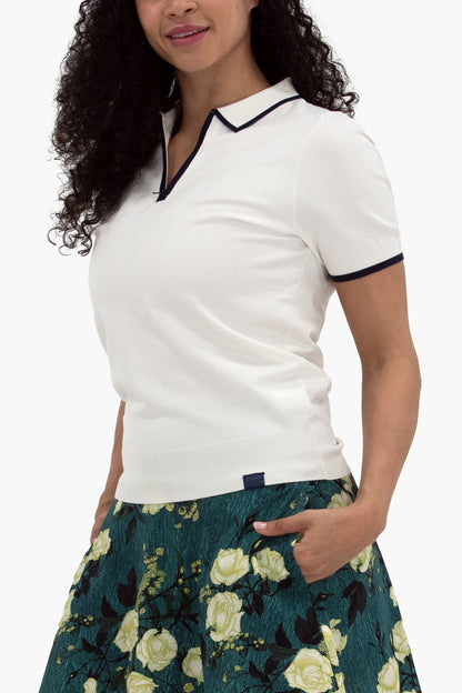 SS Zip Knit Polo