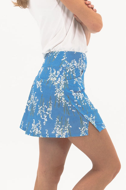 Notched Hem Skirt