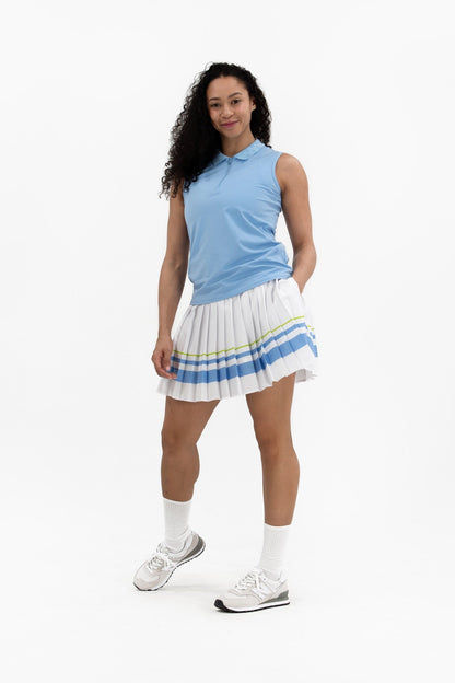 SL Zip Check Collar Polo