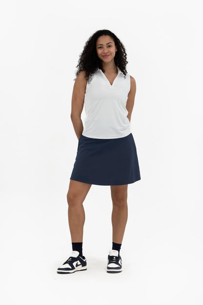 SL Zip Check Collar Polo