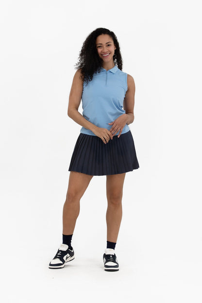 SL Zip Check Collar Polo