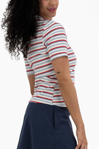 SS Stripe Rib Polo