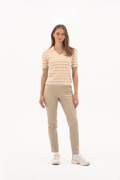 SS Stripe Rib Polo