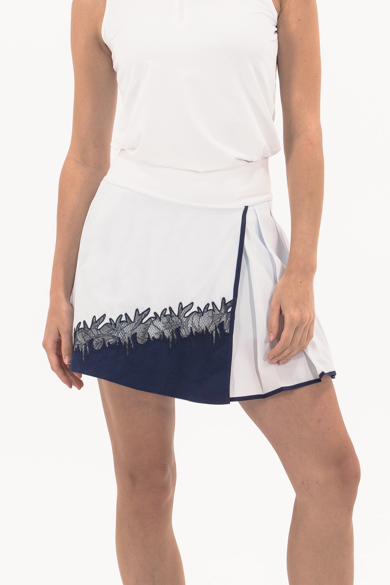 Lace Inset Skirt
