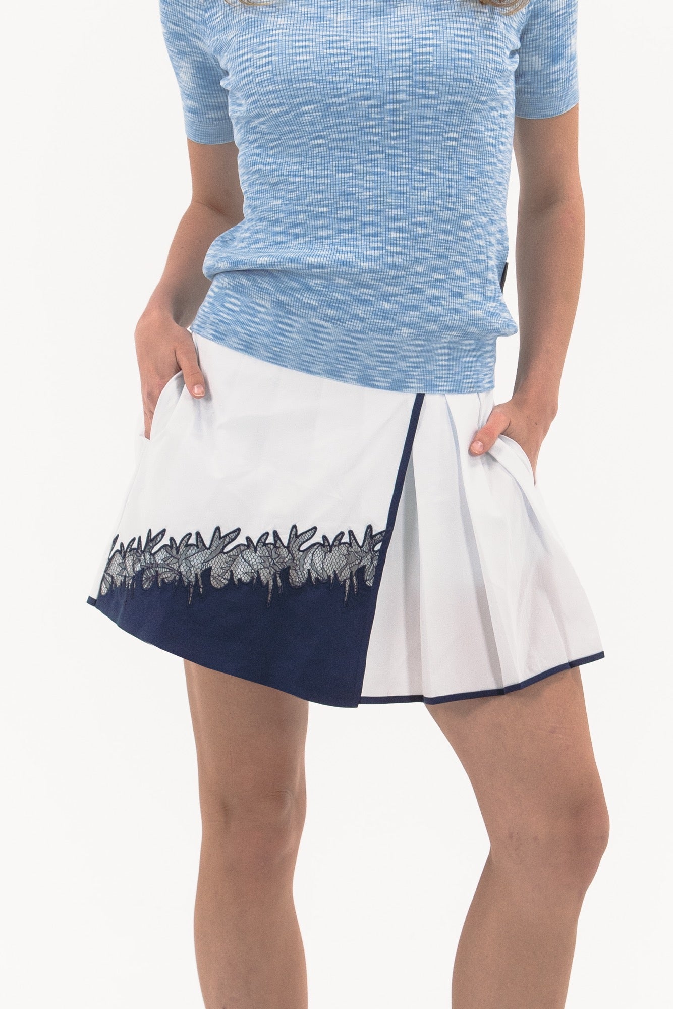 Lace Inset Skirt