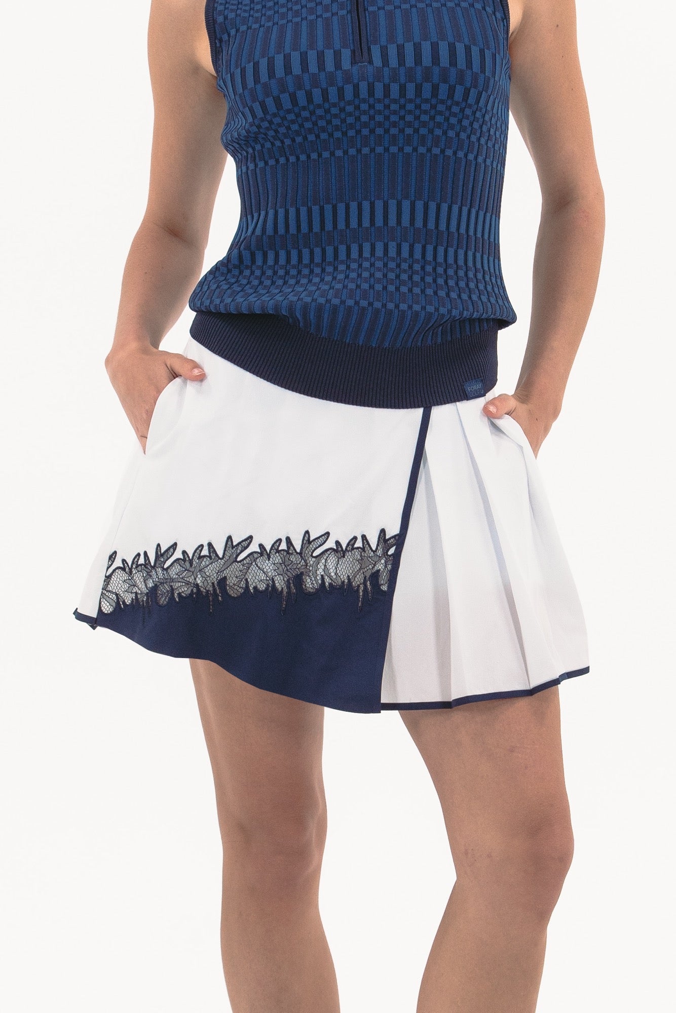Lace Inset Skirt