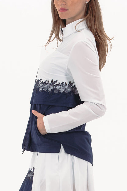 Lace Double Layer Jacket
