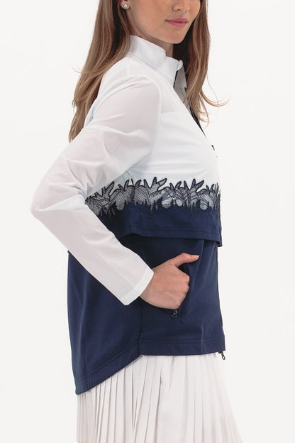 Lace Double Layer Jacket
