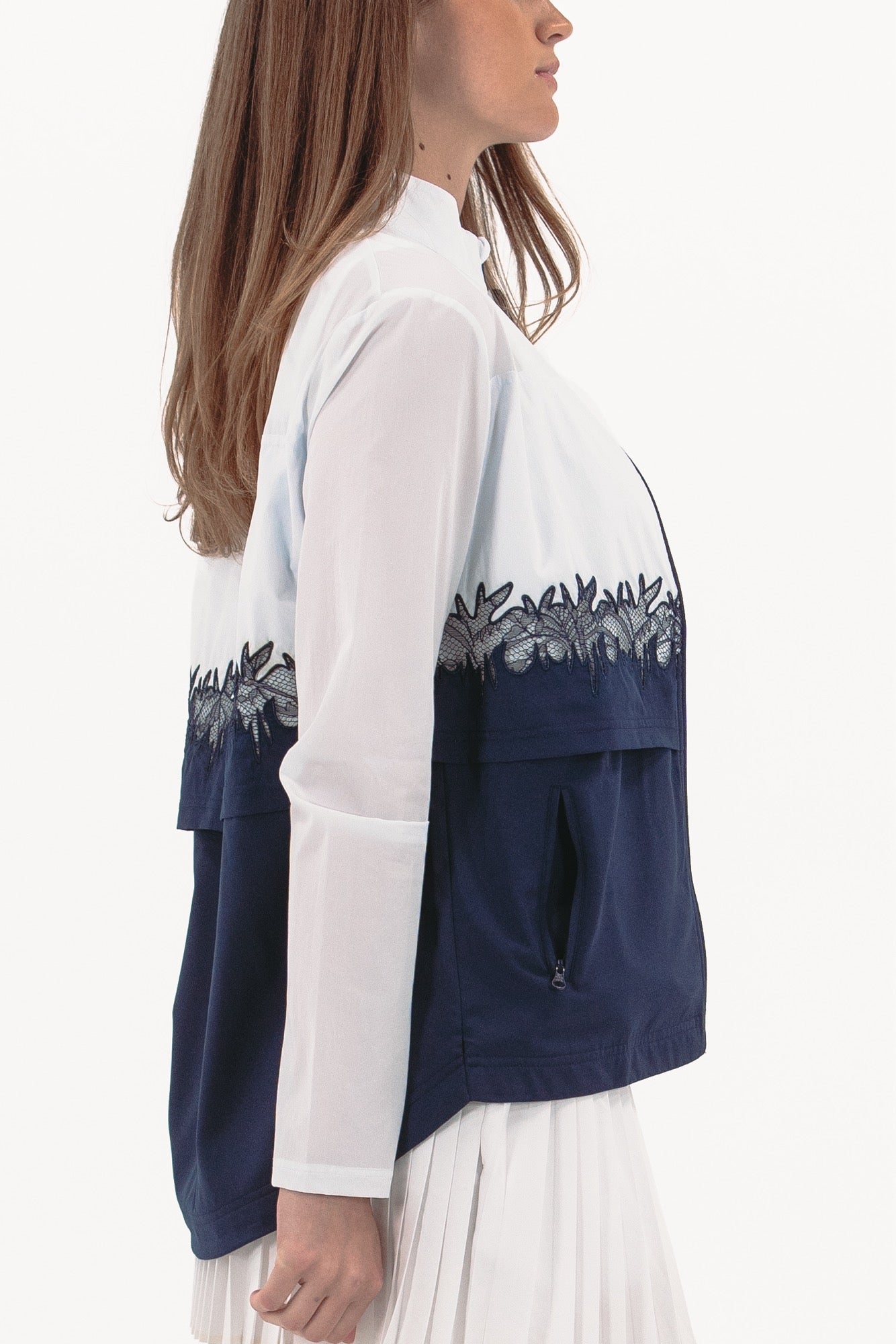 Lace Double Layer Jacket