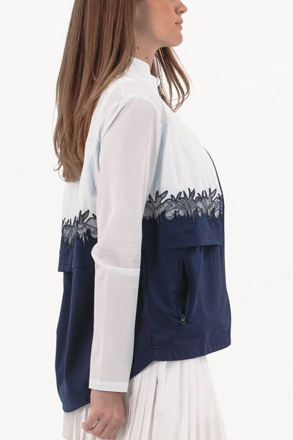 Lace Double Layer Jacket