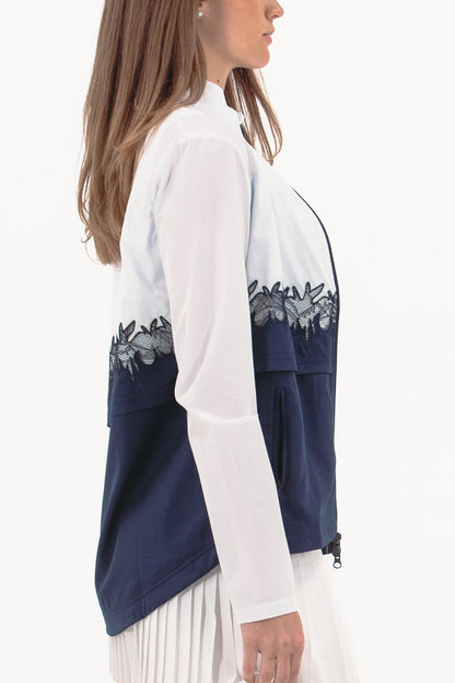 Lace Double Layer Jacket