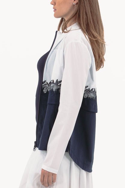 Lace Double Layer Jacket