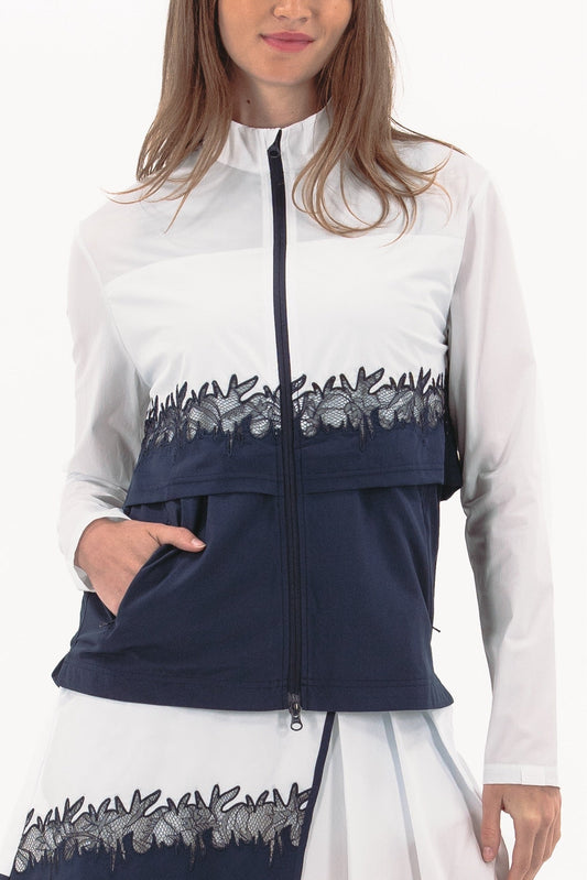 Lace Double Layer Jacket