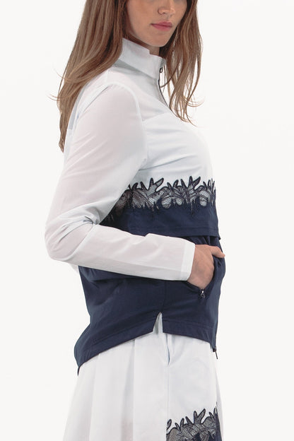 Lace Double Layer Jacket