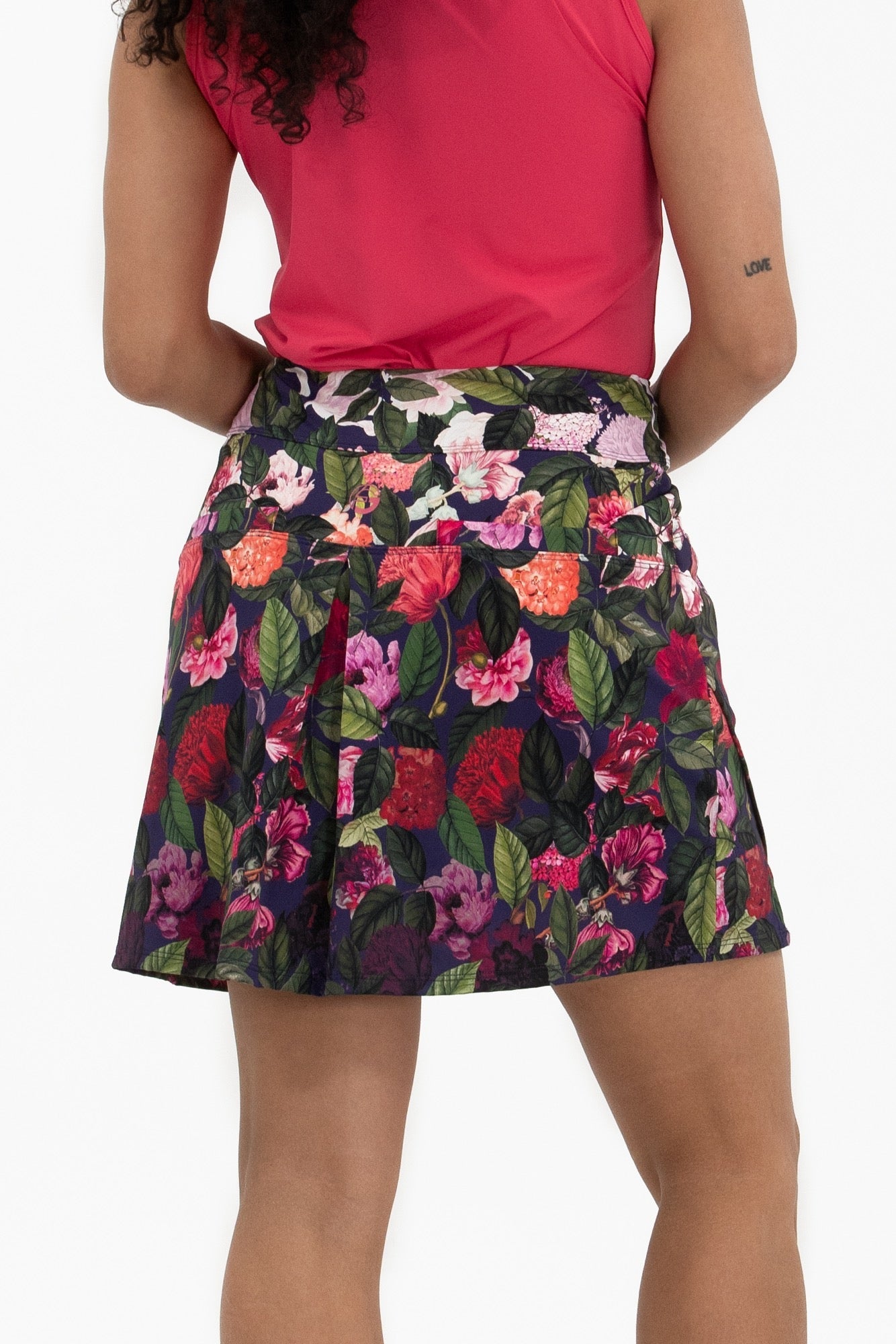 Notch Hem Skirt