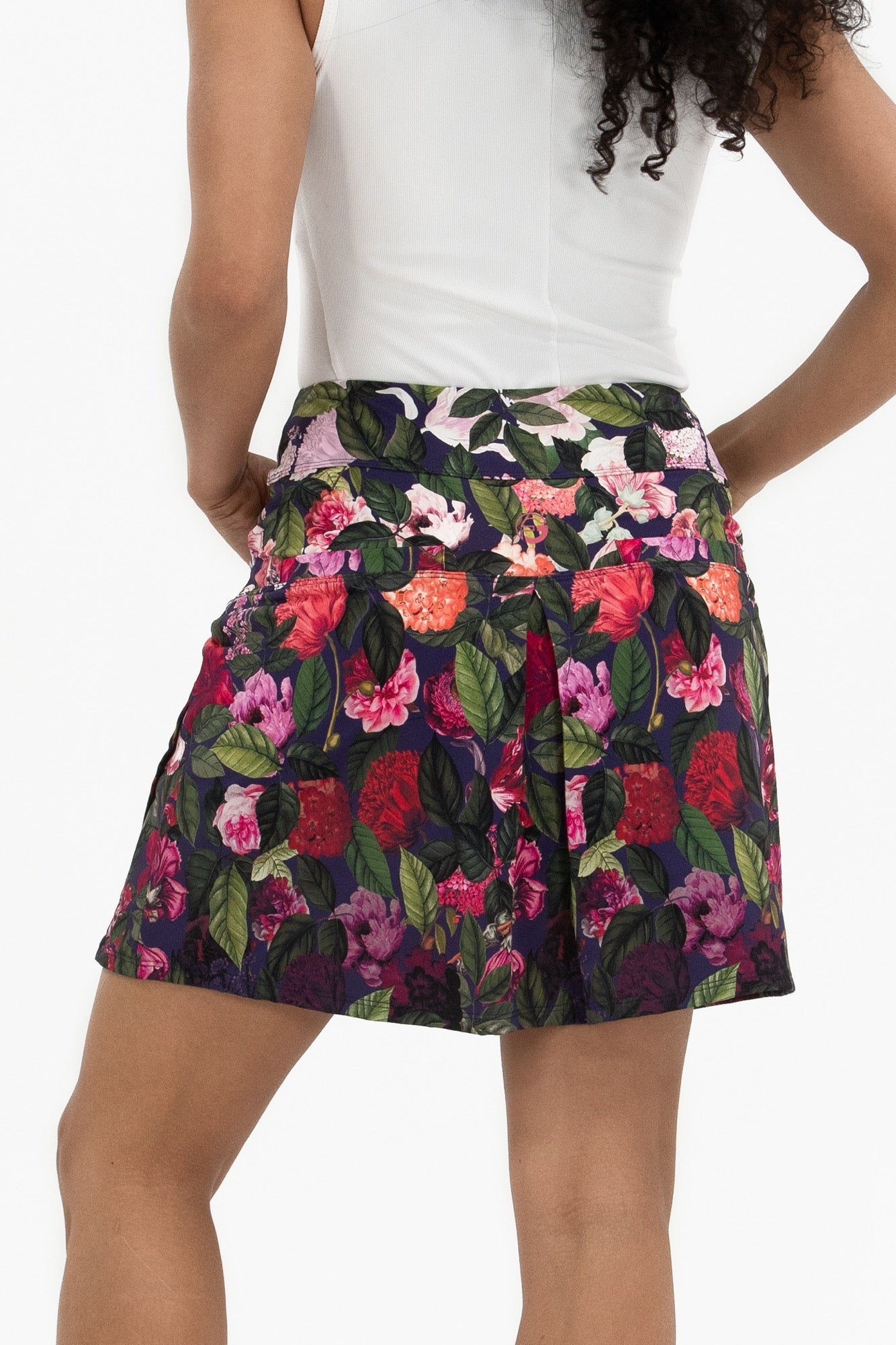 Notch Hem Skirt