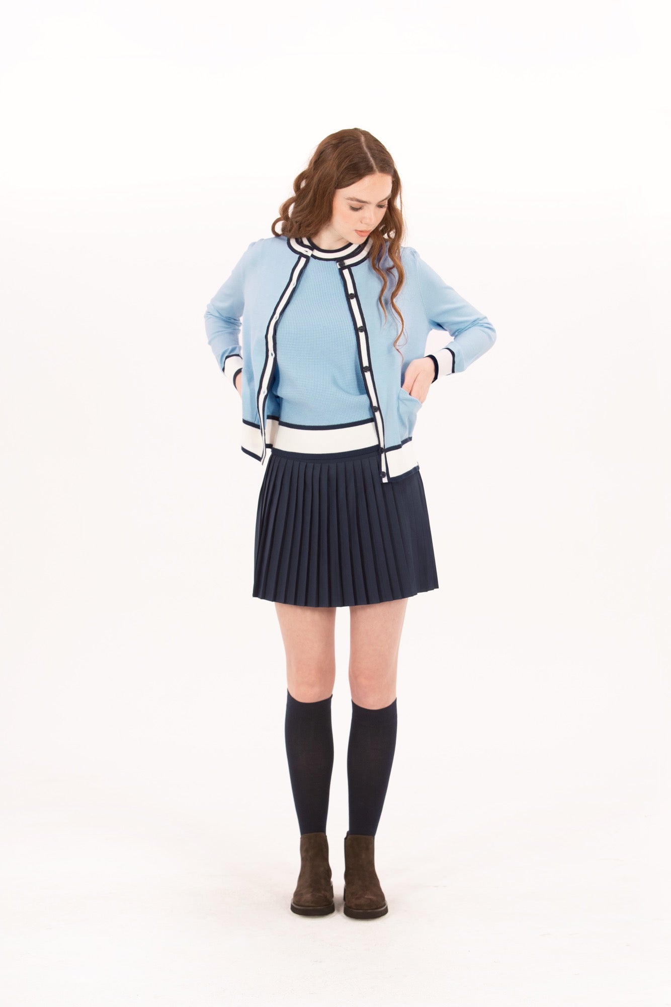 Waffle Knit Shell