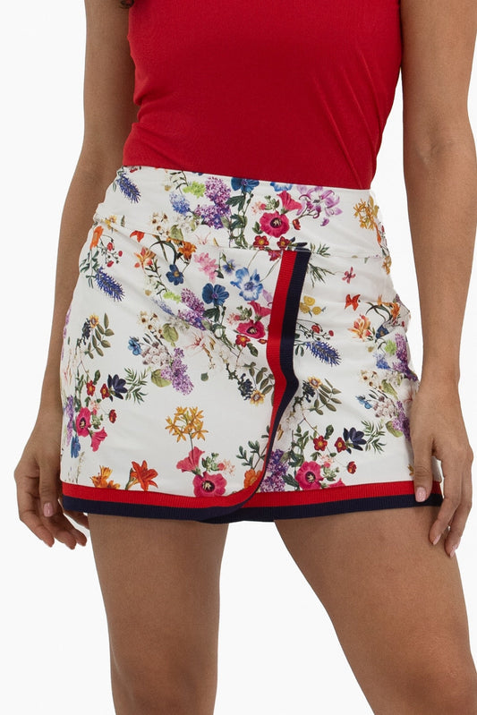 Stripe Braid Trim Skirt