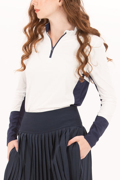 Colorblocked Lightweight Sun Shirt